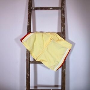 Pastel Yellow Nike Shorts